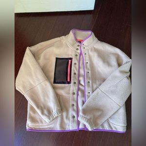 Wild Fable snap fleece retro oversized